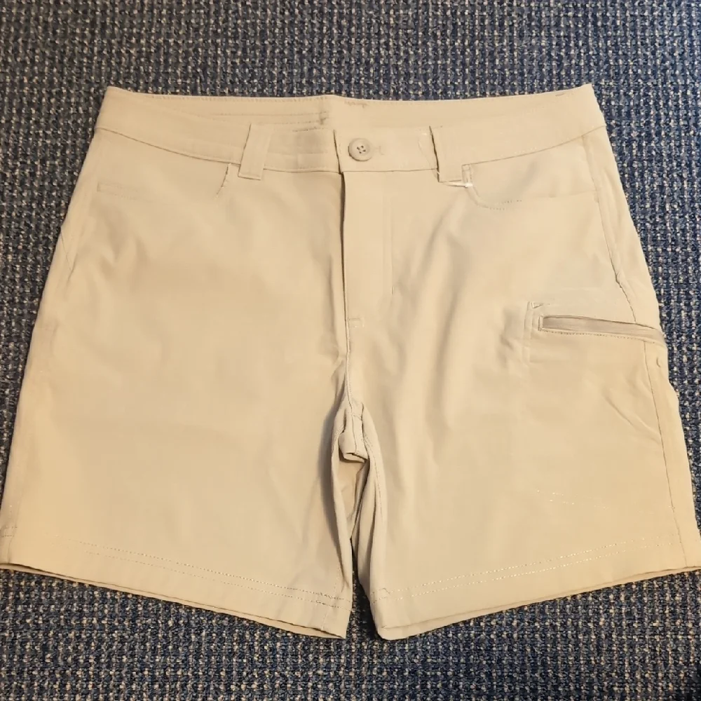 Eddie Bauer Rainer Stretch Tan Women's Shorts - Picture 1 of 2
